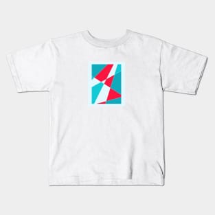 Blue and red abstract Kids T-Shirt